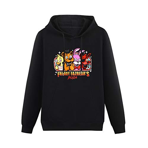 lianpo Five Nights At Freddy'S Boys Freddy Fazbears Pizza Cotton Pullover Long Sleeve Sweatshirts Black & L