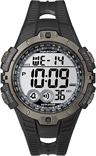 Marathon T5K802 - Reloj de cuarzo unisex, con correa de resina, color negro