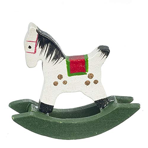 Melody Jane Casa de Muñecas Pequeño Madera Caballo Balancín Navidad Juguete Tienda Accesorio