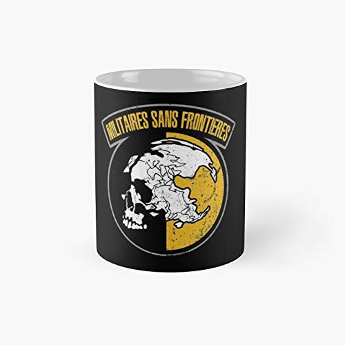 MGS - Taza clásica con el logotipo de MSF, el mejor regalo divertido tazas de café, 325 ml