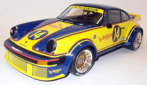 Minichamps – Porsche 934 – Mayor Cup Tres Rivieres 1976 – 1/12, 125766414, Azul/Amarillo