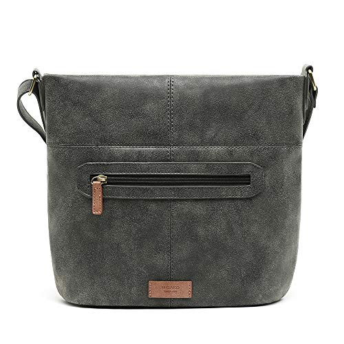 MISAKO Bolso Mediano de Mujer JEKIS | Bolso Bandolera y Bolso diario Imitación Piel | Bolso Mujer Casual Cremallera - 29x26x10cm