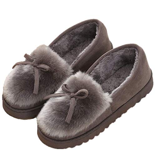 Mujer Zapatillas de Estar Invierno casa Cerradas Calienta con Comodidad Pantuflas