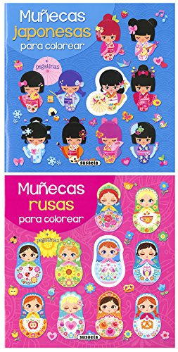 Muñecas para colorear (2 títulos)