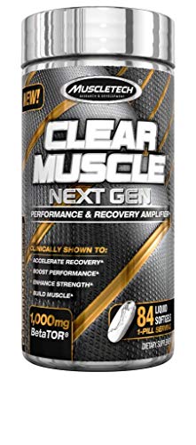 Muscletech Clear Muscle Next Gen (84 Caps), 84 Unidades, 170 g