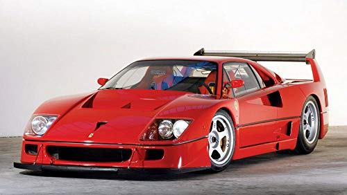 Mutuco Puzzle 1000 Piezas,1989 Ferrari F40 LM Auto Coche,Puzzle Creativo,Puzzle 1000 Piezas Adultos,Rompecabezas Puzzle Adultos,Puzzle Grandes Adultos