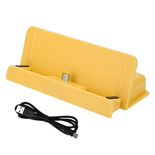 MYAMIA Soporte De Cargador De Carga Tipo C para Consola De Juegos Mini Nintendo Switch Lite-Amarillo