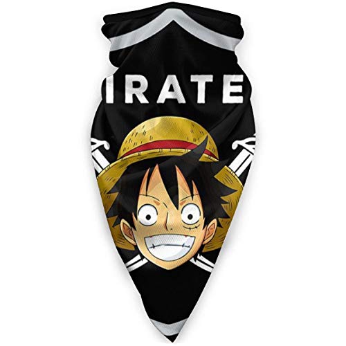 N / A Monkey D Luffy Pirates Raiders Logo de una sola pieza máscara para el polvo, al aire libre, festivales, deportes