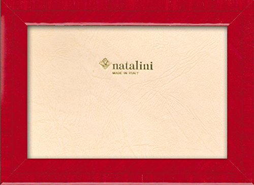 Natalini BIANTE Rosso 10X15 Marco de Fotos con Soporte para Mesa, Rojo, 10 X 15 X 1,5