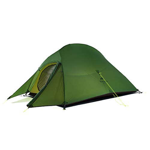 Naturehike Tienda de Campaña Mejorar Cloud Up 2 Persona Tienda de Trekking Ultraligero Impermeable (20D Verde Bosque)