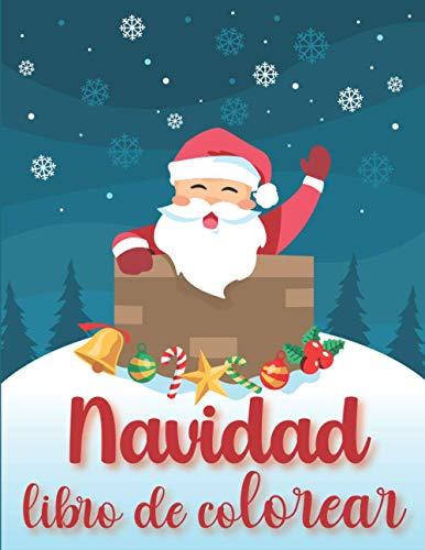 Navidad Libro de colorear: ? 30 dibujos para colorear para niños de 3 a 7 años ?