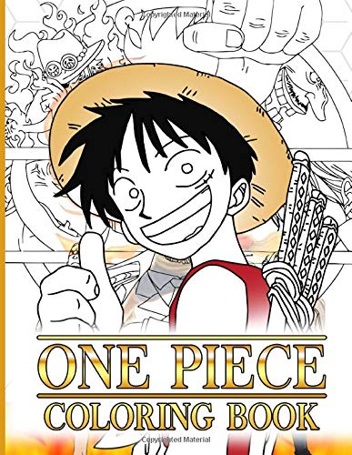 One Piece Coloring Book: One Piece Awesome Coloring Books For Adults With Exclusive Images