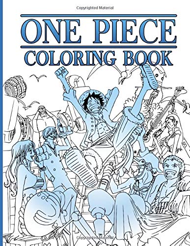 One Piece Coloring Book: One Piece Stress Relieving Adult Coloring Books