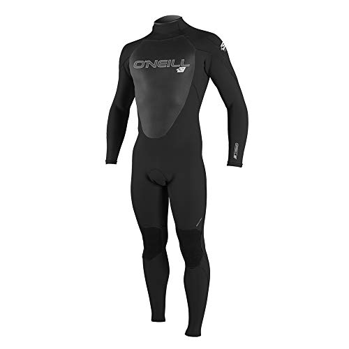 O'Neill Epic 4/3mm Back Zip Full Wetsuit Traje de Neopreno, Hombre, Negro/Negro/Negro, Extra-Small