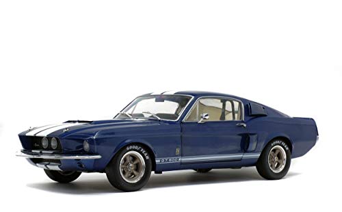 Outletdelocio.. Solido S1802903. Coche Shelby Mustang GT500 Azul.1967. Escala 1/18. Metalico