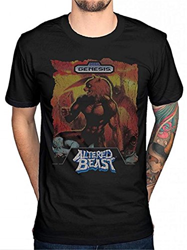 Ouya Sega Altered Beast Camiseta Controller Mega Drive Videoconsola Gam Negro Negro Negro ( XXL