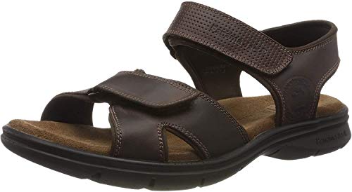 Panama Jack Sanders Basics, Sandalias con Punta Abierta Hombre, Marrón (Marron C1), 44 EU