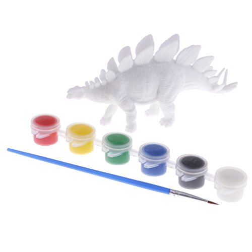 perfeclan Spinosaurus Dinosaur Paint The Dinosaur Model Figure Niños Juguetes Educativos - Stegosaurus