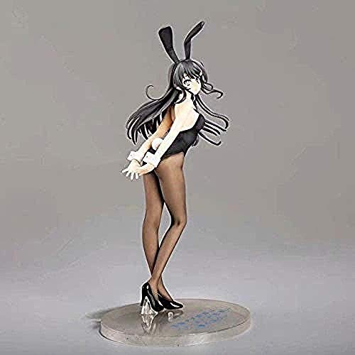 Personajes de anime 25-40cm Anime Rascal Dream No Bunny Girl Senpai jima Mai Girl Anime PVC Figuras de acción Juguetes Anime Figura Regalo 25cm Black @ in_Box-in_Box-In der B-25cm negro SLDJ483