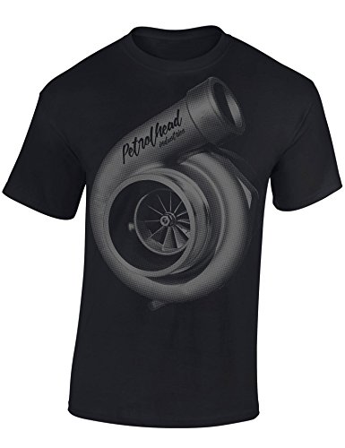 Petrolhead: Turbocharger supercargador - Camiseta Motor - Regalo Hombre - T-Shirt Racing - Camisetas Coches - Tuning - Moto - Coche - Car - Cafe Racer - Biker - Rally - JDM - Unisex (M)