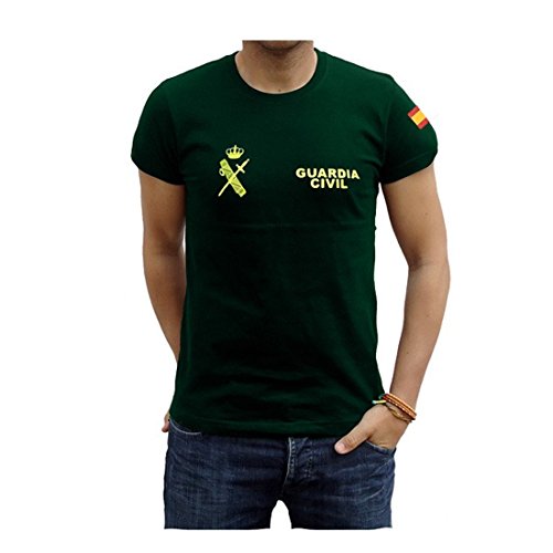 Piel Cabrera Camiseta Guardia Civil (XXXL, Verde)