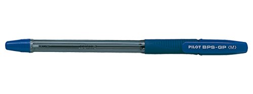 Pilot BPS-GP-M-L- Grip GP Bolígrafo 1,0 mm Tip (paquete de 12) - Azul