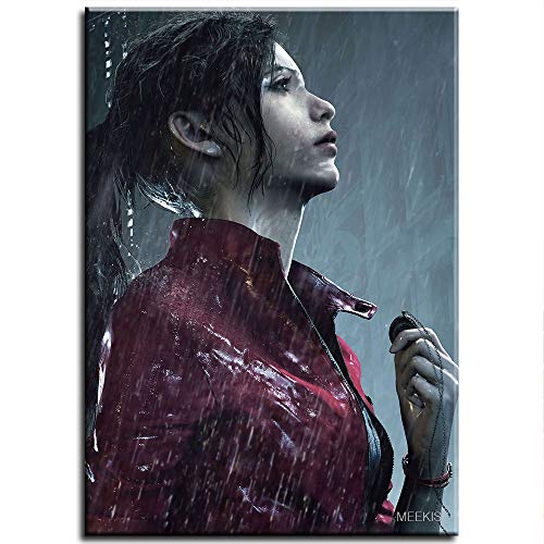 Pintura de bricolaje Resident Evil 2 Remastered Claire's Pass Lienzo Arte de la pared Regalo para adultos 40X50 (Sin marco)