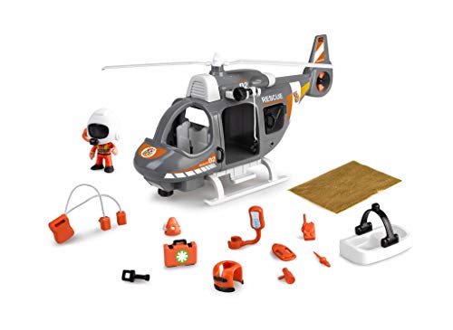 Pinypon Action - Helicóptero de Rescate con 1 Figura con Accesorios, niñas de 4 a 8 años (Famosa 700015350)