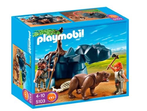 PLAYMOBIL - Edad Piedra Cavernícola con Oso (5103)