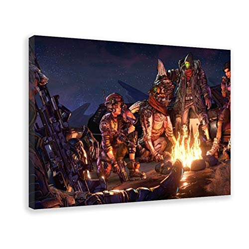 Póster para habitación de niños, póster de juego Borderlands 3 6, lienzo para decoración de pared, pintura para sala de estar, dormitorio, decoración de 40 x 60 cm, estilo de marco 1