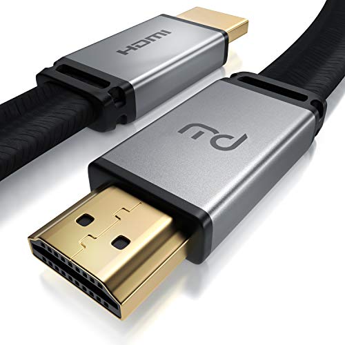 Primewire – 3 m - Cable Premium 8K HDMI 2.1 - Plano - 2K 4K 8K - Alta Velocidad - UHD II - 3D TV - eARC - HDR 10+ - 8K a 120Hz con DSC - HDTV 7680 x 4320 – Compatible BLU Ray PS4 PS5 Xbox Series S X