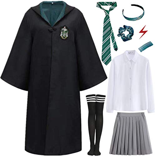 Ramonala Magic Academy Uniforme de Estudiante Costume Niños Adultos Hembra Disfraz Fan Artículo Conjunto de Atuendo Halloween Carnaval Cosplay Navidad Fiesta Mascarada Camisa Falda Corbata Calcetín