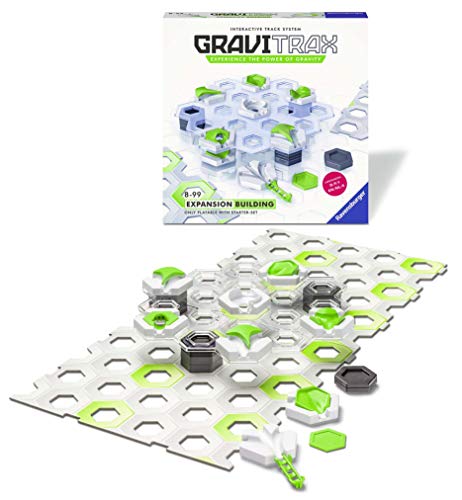 Ravensburger 27602 Gravitrax Building, Set de Expansión, 8+ Años, Juego Lógico-Creativo, Juego STEM