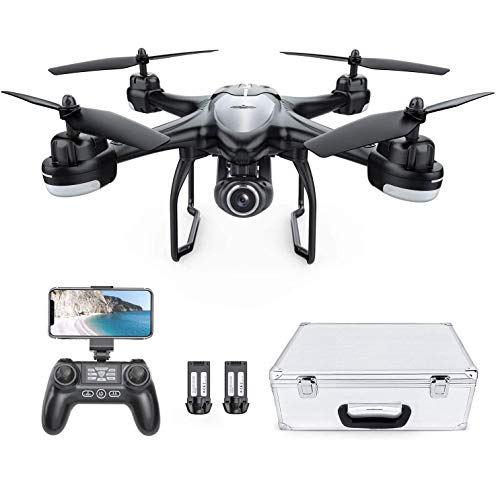 RCTOYS Drones con Cámara para Adultos LED Tiempo de Vuelo Largo WiFi FPV 1080P 120°FOV HD Video Selfie Drone para Niños y Principiantes Drone para Interiores Exteriores