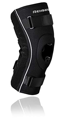 Rehband UD Hyper-X Knee Brace Ortesis de Rodilla, Unisex Adulto, Negro, Extra-Large