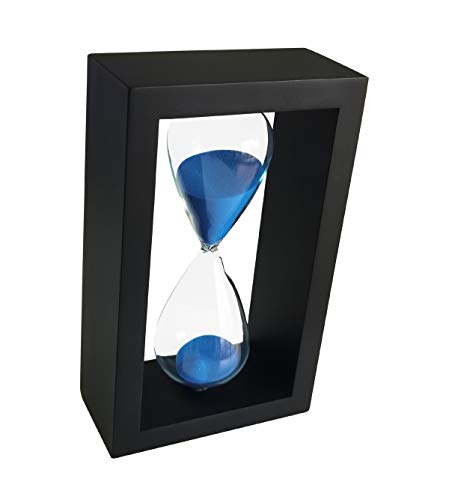 Reloj De Arena 60 Minutos Ornamento Reloj De Arena Temporizador Para Decoración Navidad Año Nuevo Cumpleaños Estante De Libros Juego De La Escuela Tarea Temporizador De Arena 60 Min Hourglass Azul