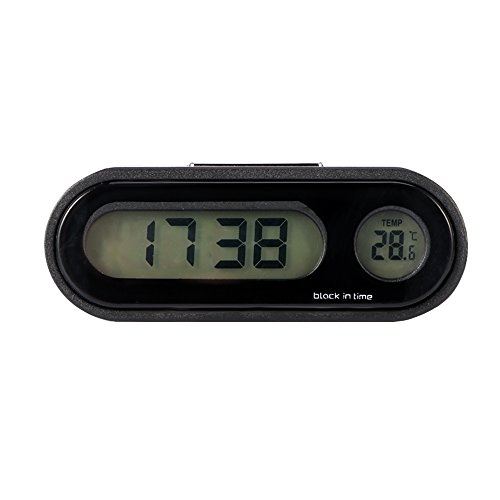 Reloj del coche, reloj digital del coche con termómetro Reloj del tablero del vehículo mini (Car Digital Clock Thermometer)