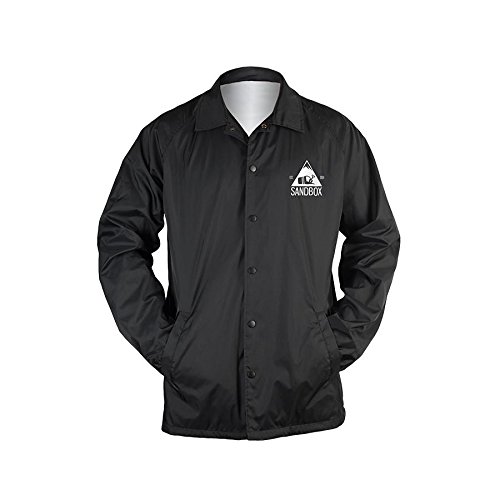 Sandbox Chaqueta del entrenador del equipo, Unisex, JKT, negro, L