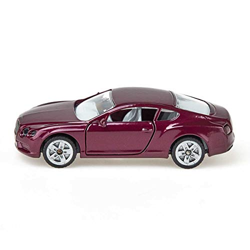 SIKU 1483 - Coche de Juguete, diseño de Bentley Continental GT V8, Color Magenta