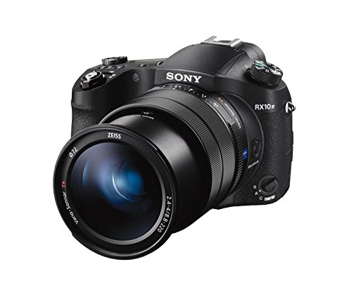 Sony RX10 IV - Cámara Compacta Premium Avanzada (Sensor Tipo 1.0, Objetivo Zoom Zeiss 24-600 mm F2.8-4.0, AF rápido 0.03s, Grabación vídeo 4K), negro