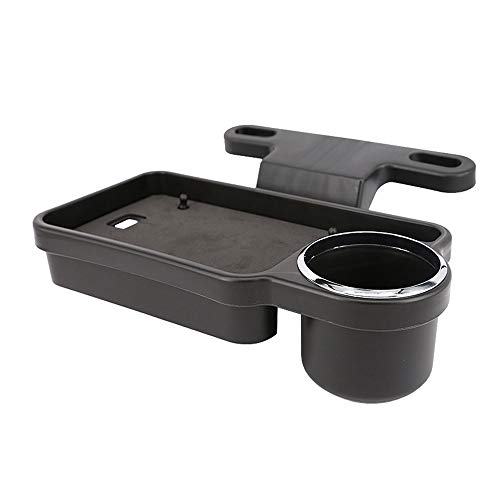 Soporte Para Organizador De Coche, Bandeja Plegable Del Estante Del Almacenamiento Del Respaldo Del Soporte De La Taza De La Botella Para El Tenedor De La Tableta, Bandeja De La Bebida