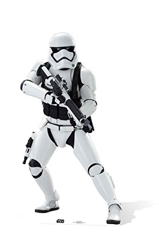 Star Cutouts Ltd Official Cutouts Star Wars (SW:TFA) Lifesize Cardboard Cutout Ranura de cartón Oficial (SW: TFA), Stormtrooper Despierta, 172 x 94 x 172 cm