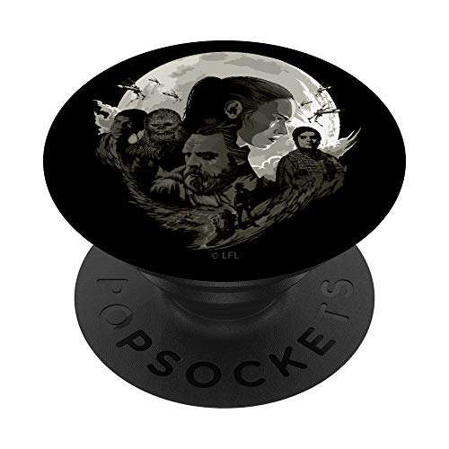 Star Wars Last Jedi Rebels Moon Silhouette PopSockets PopGrip: Agarre intercambiable para Teléfonos y Tabletas