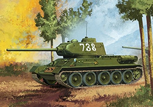 T34 / 85 Tanque No. 112 de producción de la fábrica - 01:35 Kit de plástico por la Academia