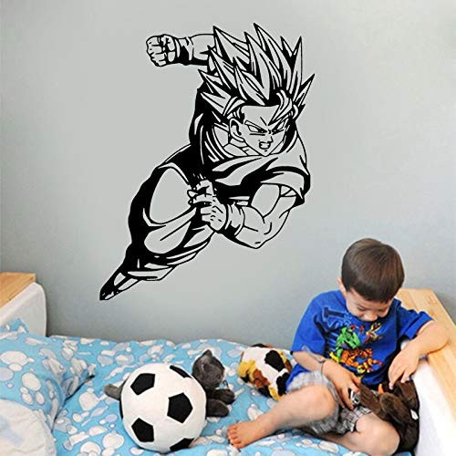 Tianpengyuanshuai Wukong Dragon Ball Vinilo Pegatina Pared Coche calcomanía decoración decoración del hogar para Adolescentes Dormitorio Impermeable 63x88 cm