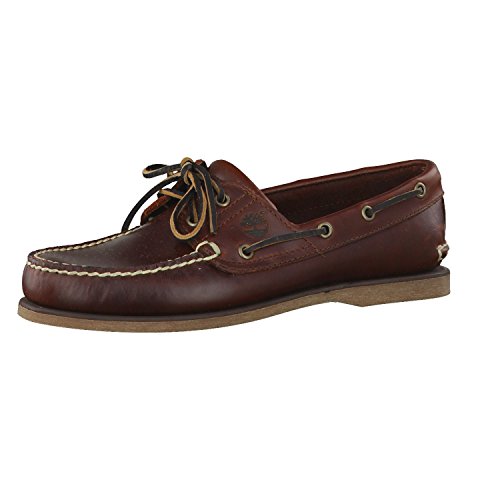 Timberland Classic 2 Eye, Náuticos Hombre, Marrón Rootbeer Smooth, 44.5 EU