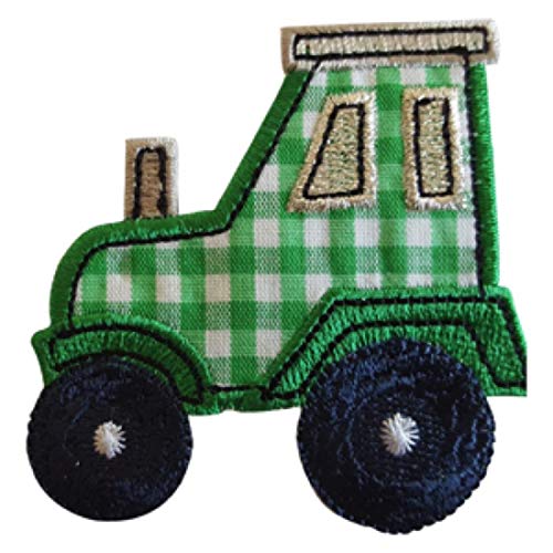 TrickyBoo 2 Aufbügler Traktor 7X7cm Tukan 9X9cm Set Aufnäher Flicken Applikationen Zum Ausbessern Von Kinder Kleidung mit Design Zürich Schweiz für Deutschland und Österreich