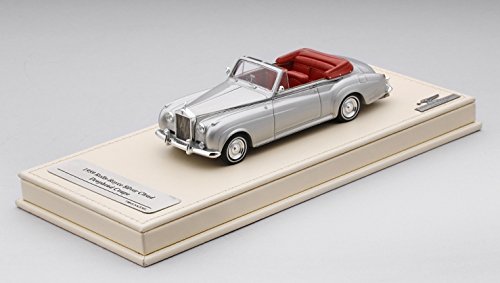 True Scale Miniatures TSMCE154309 - Rolls Royce Silver Cloud Drophead Coupe’ 1959 Silver - Escala 1/43 - Vehiculo en Miniatura montado y Pintado