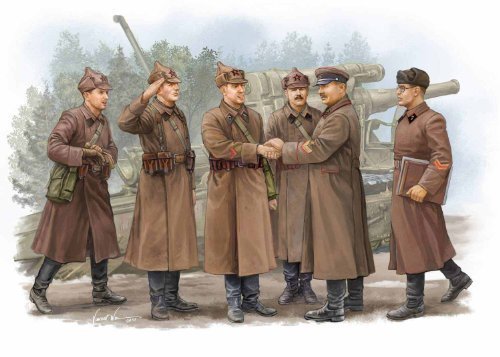 Trumpeter 00428 Soviet Commander Inspection 1:35 Plastic Kit by Trumpeter