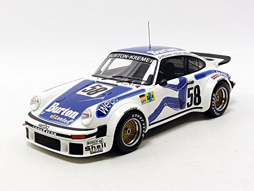 TS0057 Top Speed Porsche 934 Le Mans 1977 - 1/18, Color Blanco y Azul